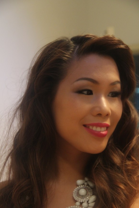 I was inspired to do a pageant look with big hair and voluminous curls. 