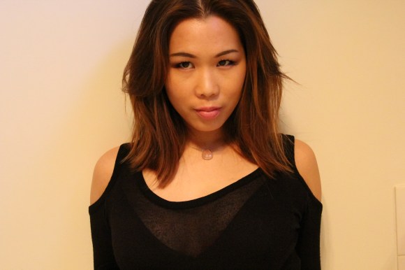 Face on with the lighter "high-lights" around the face. 